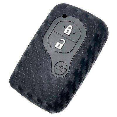 Чехол для автоключей Toyota ZN 2 Силикон Carbon Оригинал (1021) (3893) 62842 фото