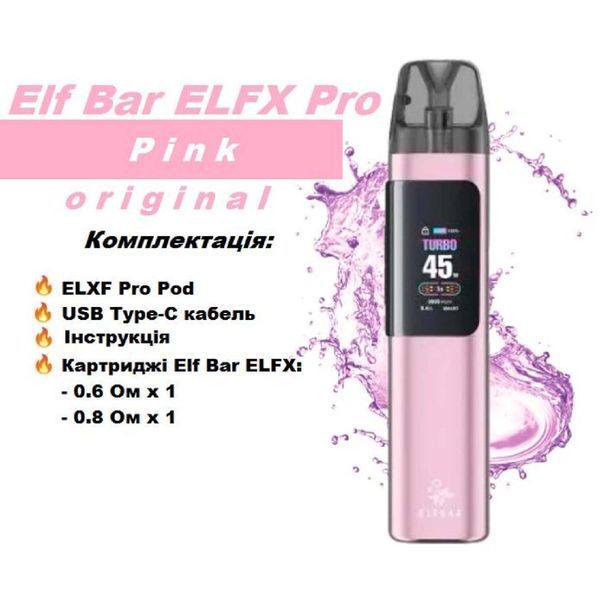 Бaraтopaзовий Haбip ЕІf X PRO Pink Рожевий 82658 фото