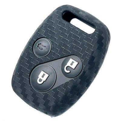 Чехол для автоключей Honda ZB 3 Силикон Carbon Оригинал 902 (NEW) 62859 фото