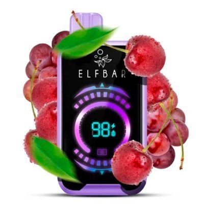 Elf Bar FS 18000 Touch Grape Cherry Виноград Вишня 80477 фото