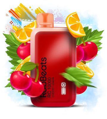 RabBeats (Elf Bar) RC10000/18ml Cherry Lemon Вишня Лимон 79689 фото