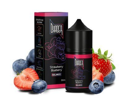 Chaser жидкость 30 ml 50 mg Black Balance Strawberry Blueberry Клубника Черника 66593 фото