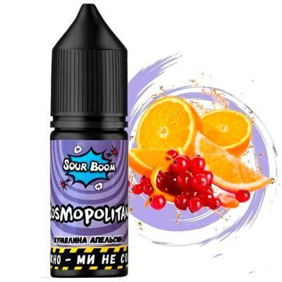 Жидкость Sour Boom от Chaser 15 ml 50 mg Cosmopolitan (Клюква Апельсин) 67324 фото