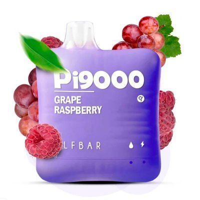 Elf Bar Pi9000 18 ml Grape Raspberry Виноград Малина 66756 фото