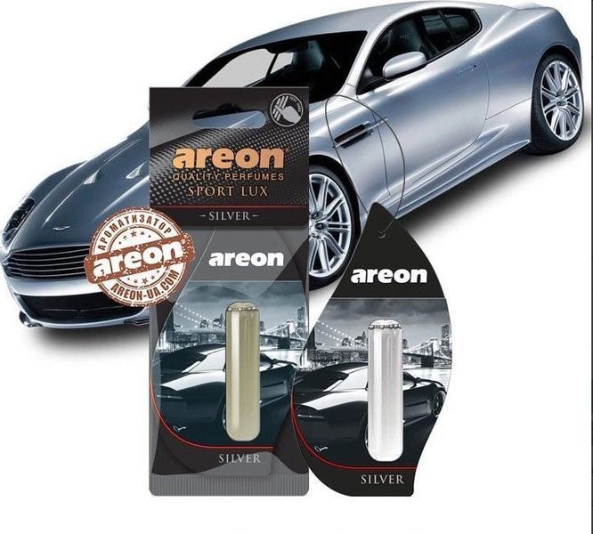 Набор Ароматизаторов воздуха Areon Car Silver (Silver) S4C_Vanilla Paradise фото