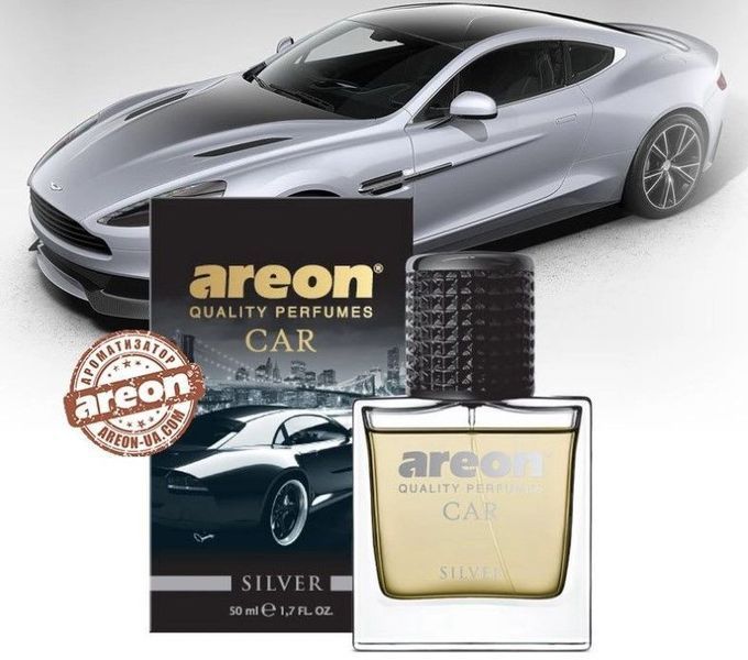Набор Ароматизаторов воздуха Areon Car Silver (Silver) S4C_Vanilla Paradise фото