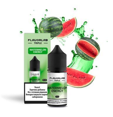 Рідина Самозаміс Flavorlab Triple 30ml Watermelon energy Кавун енергетик 89829 фото