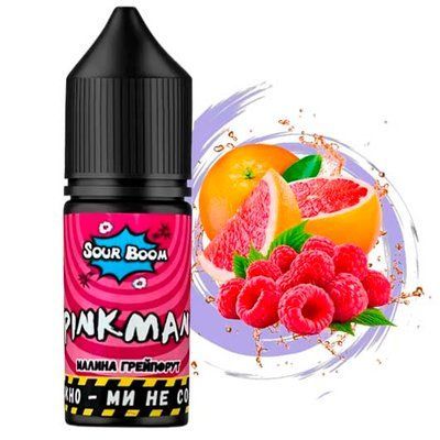 Жидкость Sour Boom от Chaser 15 ml 50 mg Pinkman (Малина Грейпфрут) 67325 фото