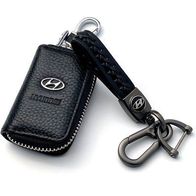 Автонабор №4 для Hyundai / Брелок с карабиноми чехол для автоключей с логотипом / тисненная кожа 505414 фото