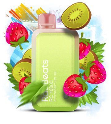 RabBeats (Elf Bar) RC10000/18ml Strawberry Kiwi Ice Клубника Киви Лед 79691 фото