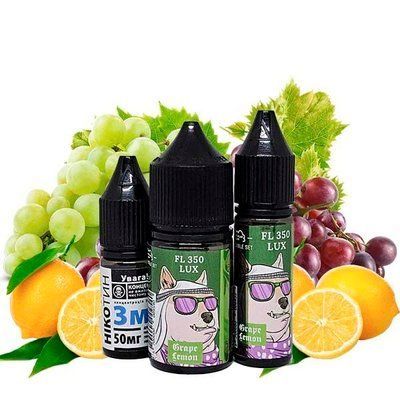 Рідина Самозаміс Flavorlab FL350 30ml Grape Lemon Виноград Лимон 79657 фото