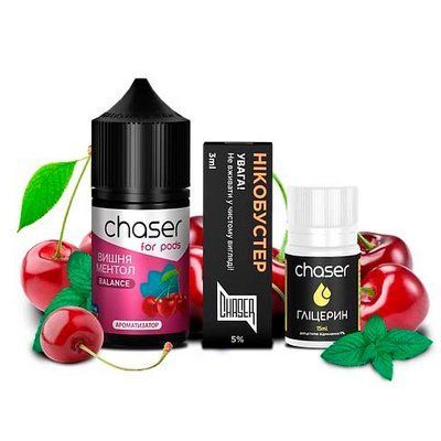 Рідина Chaser Самозаміс Balance ULTRA Вишня Ментол 66963 фото