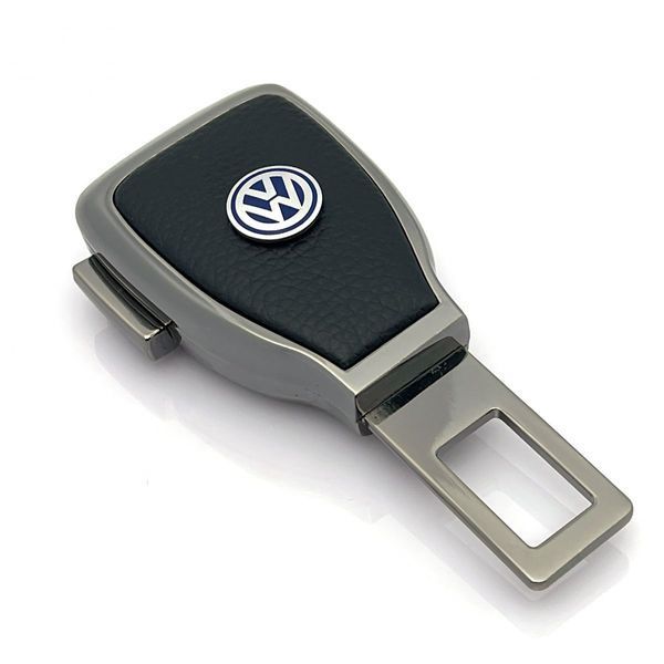 Набір авто для Volkswagen №2 / Заглушка перехідник ремня безпеки та брелока з логотипом Темний хром SFC0002Volkswagen фото