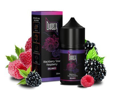 Chaser жидкость 30 ml 50 mg Black Balance Blackberry Sour Raspberry Ежевика Кислая Малина 66596 фото