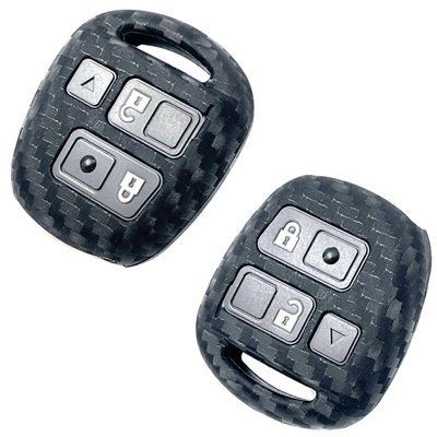 Чехол для автоключей Toyota ZB 3 Силикон Carbon Оригинал (1007) (3885) 62849 фото