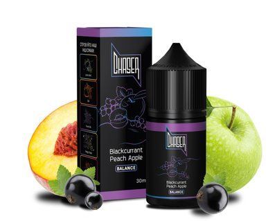 Chaser рідина 30 ml 50 mg Black Balance Blackcurrant Peach Apple Чорна смородина Персик Яблуко 66597 фото