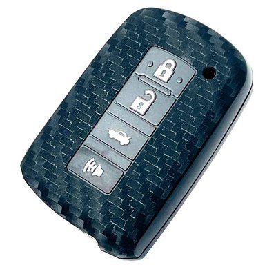 Чехол для автоключей Toyota KMR 7 4 Силикон Carbon Оригинал (1008) (NEW) 62850 фото