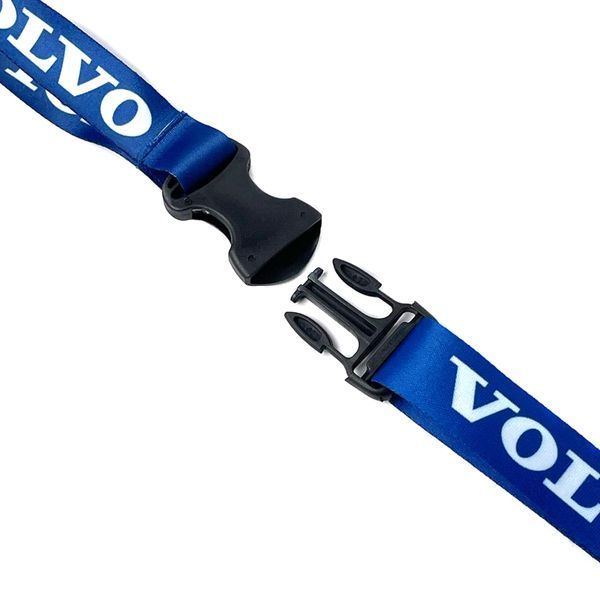Шнурок Ремешок для ключей на шею Volvo с карабином Синий 65195 фото