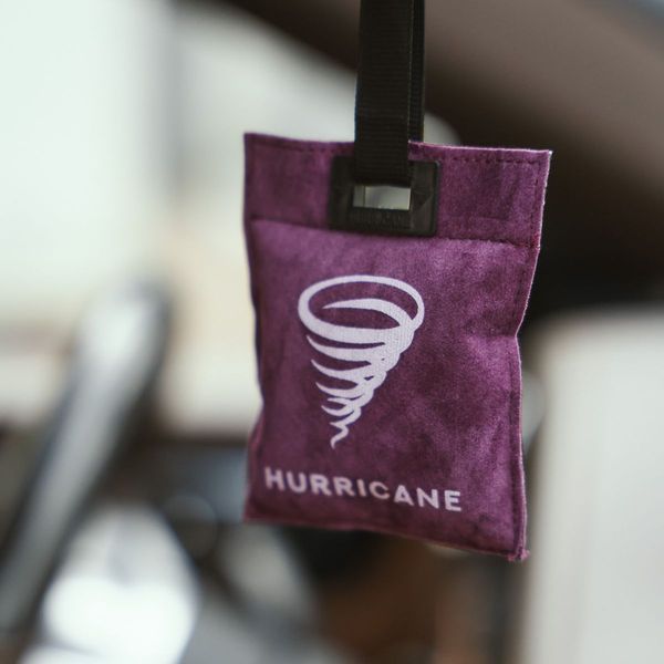 Ароматизатор автомобильный арома саше Hurricane Purple Standart ручной работы 57705 фото