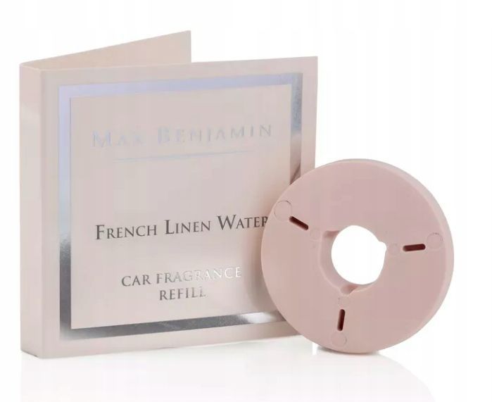Ароматизатор повітря Max Benjamin на обдув French Linen Water (Французька Льняна Вода) Оригінал 60297 фото