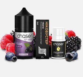 Рідина Chaser Самозаміс Balance ULTRA Ягоди 80821 фото