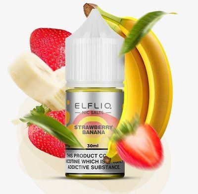 Elf Liq рідина 30 ml 50 mg Strawberry Banana Полуниця Банан 80198 фото
