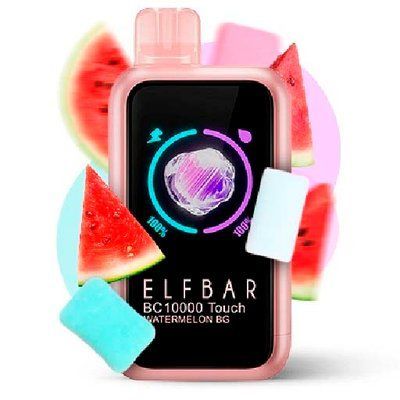 Elf Bar BC 10000 Touch Watermelon Bubble Gum (Арбузная жвачка) 74316 фото
