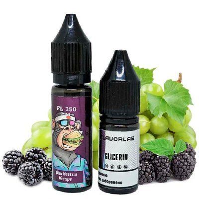 Жидкость Самозамес Flavorlab FL350 Mini 15ml Blackberry Grape Ежевика Виноград 79611 фото