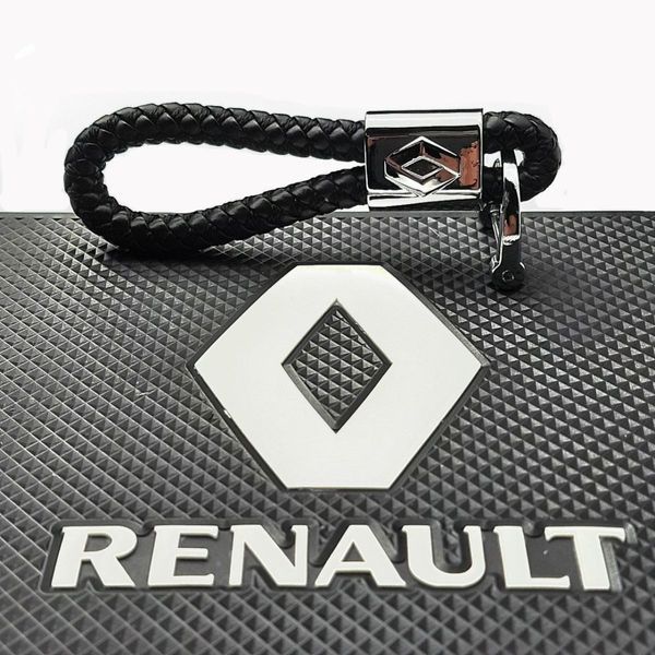 Стильний шкіряний брелок з логотипом Renault 502 фото