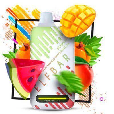 Elf Bar BC 18000 25ml Peach Mango Watermelon (Персик Манго Кавун) Два режима 67613 фото