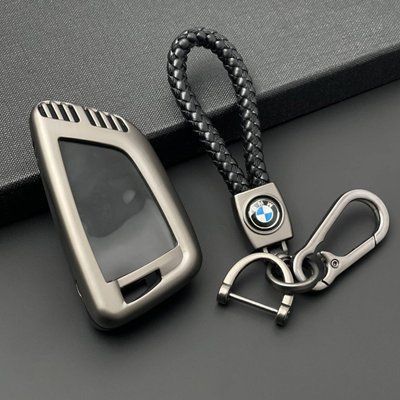 Чехол для автоключей BMW с Брелоком Темный хром Оригинал (YT0021) 44741 фото