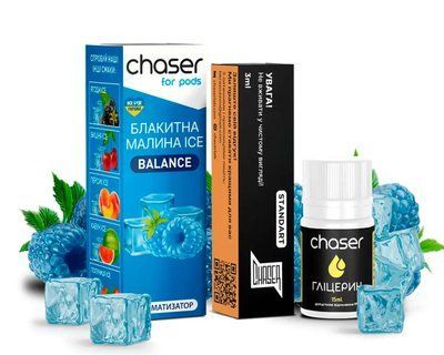 Жидкость Chaser Самозамес Balance ULTRA Голубая Малина Ice (limited) 74752 фото