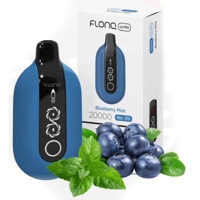 Roqy (Elf Bar) FLONQ 20000 28ml Blueberry Mint (Чорниця М'ята) 89882 фото