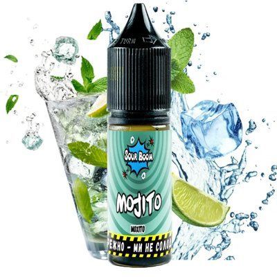 Рідина Sour Boom Chaser 15 ml 50 mg Mojito (Мохіто) 86777 фото