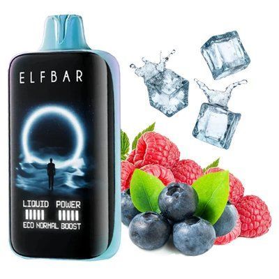 Elf Bar MoonNight 40000 Blue Razz Ice (Блакитна Малина Лід) 90428 фото