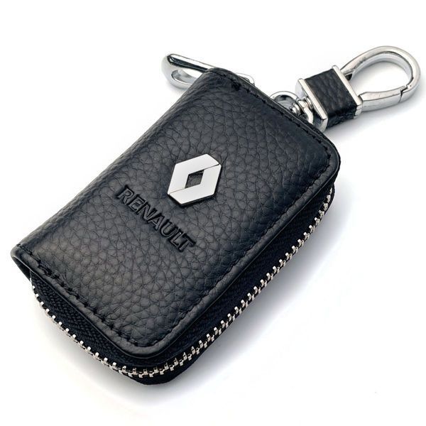 Автонабір №3 для Renault / Брелок та чохол для автоключів з логотипом / тиснена шкіра 143 фото