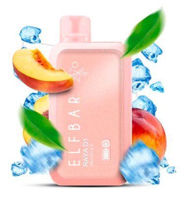 Elf Bar RAYA D13000 18 ml Peach Ice (Персик Лед) С Индикацией 66882 фото