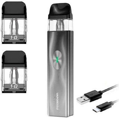 Багаторазовий Pod-Набір Vaporesso Xros 4 Mini 1000mAh 2 мл (Картриджів 1 ОМ 3 шт) Space Grey Космічний Сірий 80165 фото