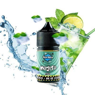 Рідина Sour Boom Chaser 30 ml 50 mg Mojito (Мохіто) 86779 фото