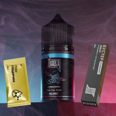 Рідина Chaser Самозаміс Black ULTRA Blue Raz Apple Голуба Малина Яблуко 83971 фото
