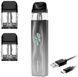 Багаторазовий Pod-Набір Vaporesso Xros 4 Mini 1000mAh 2 мл (Картриджів 1 ОМ 3 шт) Space Grey Космічний Сірий 80165 фото