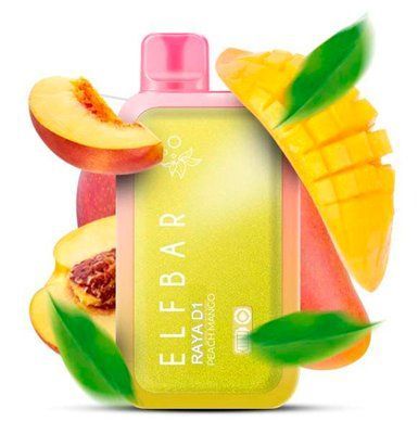 Elf Bar RAYA D13000 18 ml Peach Mango (Персик Манго) З Індикацією 66883 фото