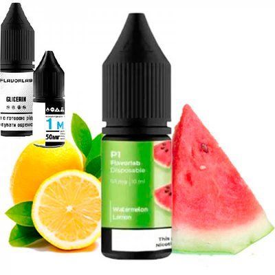 Жидкость Самозамес Flavorlab P1 10ml Watermelon lemon Арбуз лимон 79798 фото
