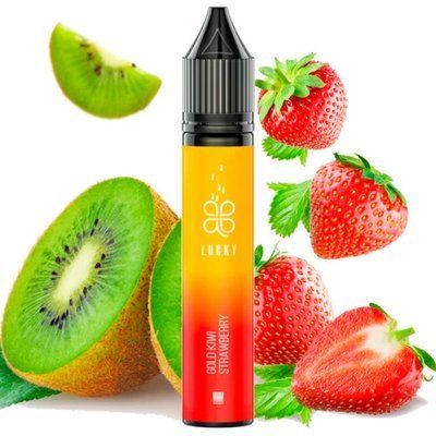 Lucky рідина 30 ml 50 mg Gold Kiwi Strawberry Стиглий Ківі Полуниця 86460 фото