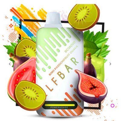 Elf Bar BC 18000 25ml Kiwi Passion Fruit Guava (Киви Маракуйя Гуава) Два режима 67619 фото