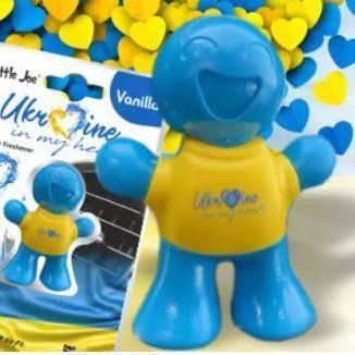 Ароматизатор на дефлектор Little Joe I LOVE UKRAINE Ваниль (LO260) 58208 фото