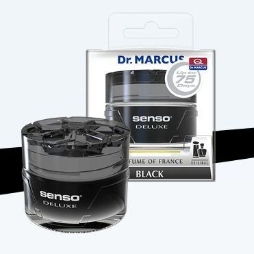 Ароматизатор повітря Банку із гелем Senso Deluxe - Black 23732 фото