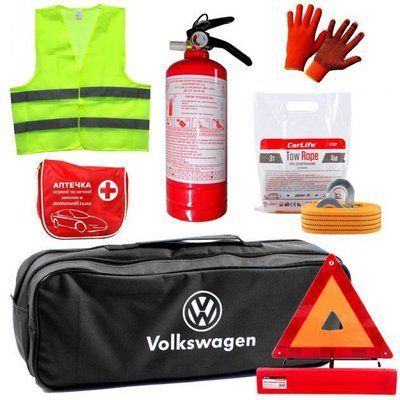 Набір автомобіліста техдопомоги для Volkswagen із логотипом марки авто 40248 фото