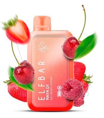 Elf Bar RAYA D13000 18 ml Red Berry Cherry (Красная ягода Вишня) С Индикацией 66885 фото