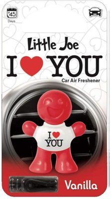 Ароматизатор на дефлектор Little Joe I LOVE YOU Vanilla Red Ваниль 58241 фото
